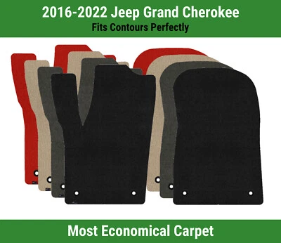 Lloyd Velourtex Front Row Carpet Mats for 2016-2022 Jeep Grand Cherokee  - Image 1 of 4