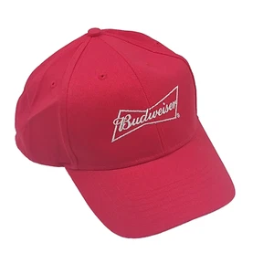 Budweiser Beer Baseball Cap Hat Embroidery Adjustable Snapback Adult One Size - Picture 1 of 7
