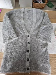Closed Xl Strickjacke Grau Mohair - Bild 1 von 13