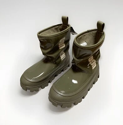 NEW UGG Women's Classic Brellah Olive Color Waterproof Rain Boots Size: 5 - Image 1 of 4