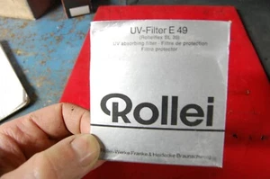 Rollei Filter E49 für SL35 49mm UV - Bild 1 von 2