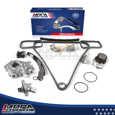 Timing Chain Kit Oil Water Pump Thermostat fit 05-09 Nissan Frontier Xterra 4.0L - Image 1 of 4