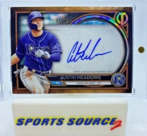 Austin Meadows 2020 Topps Tribute Auto #TA-AM /25 - Picture 1 of 2