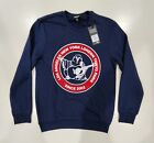 True Religion Sweatshirt|Size S|City Buddha Theme Blue Color|BNWT|Fleece Lined
