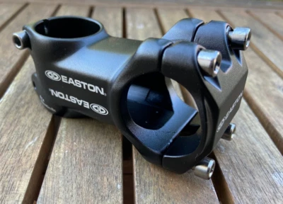 New Easton EA50 Stem 60mm +/- 8 Deg 31.8mm Bar 1 1/8" Tube Black - Image 1 of 3