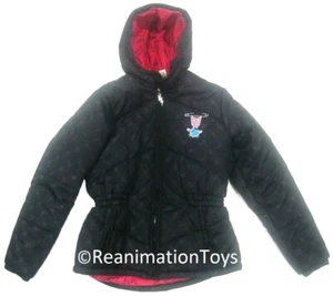Girls 2013 Monster High Winter Puffer Jacket Skull Coat MH Ex-Large XL 14/16 EX - Picture 1 of 7