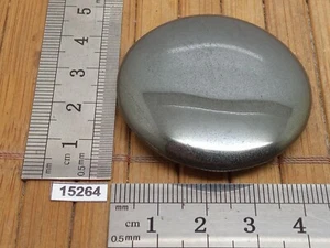 Hämatit Natur Flachstein Kiesel 57,7g AB QUALITÄT Anti Schmerzen Menstruation - Bild 1 von 3