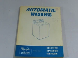 Vintage 1982 Whirpool Washers Manual Operation and Diagnosis  - Picture 1 of 4