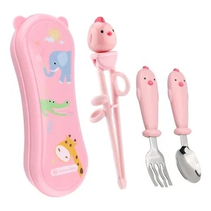GORYEO BABY Toddler Utensils Stainless Steel Kids Silverware Set with Kids Sp... - Picture 1 of 7