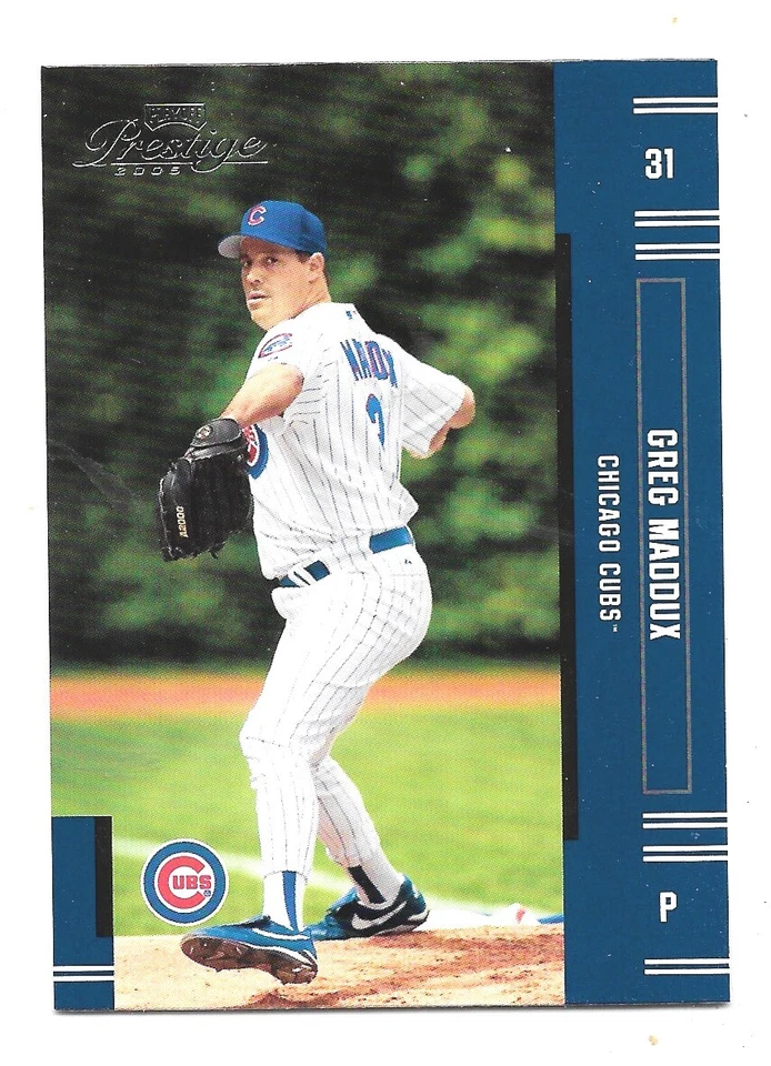 Q 2005 Playoff Prestige Béisbol Greg Maddux #131 Casi nuevo Foto 1 de 1