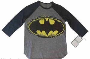 Lauren Moshi Kids Batman Raglan Sleeve T-Shirt Size 10 New With Tags - Picture 1 of 3