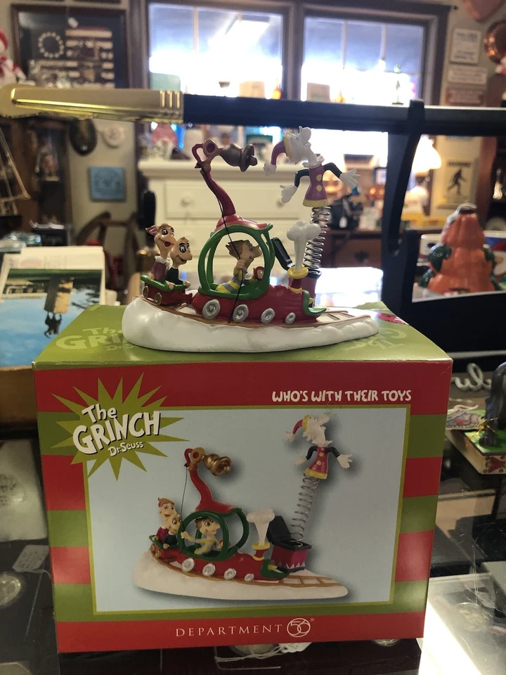 Department 56 Grinch Village Who's With Their Toys 4020717