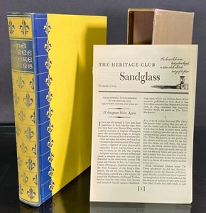 THE THREE MUSKETEERS by Alexandre Dumas Heritage Press 1953 Slipcase/Sandglass - Foto 1 di 12