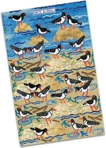 Toalla de té Emma Ball - Oystercatchers - Imagen 1 de 1