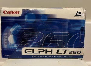 Canon ELPH LT 260 Advanced Photo System IX 240 Point & Shoot Film Camera In Box - Picture 1 of 10