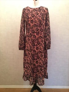 Ernsting’s Family Kleid Midi Maxi Midikleid 36/38 M/38 S/36 Schwarz Rosa Neu - Bild 1 von 12