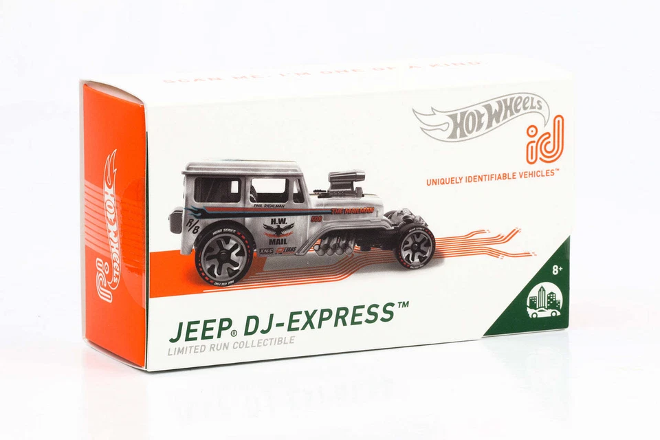 1:64 Jeep Dj-express Hw Metro 03/05 argento metallico ID ruote calde - Immagine 1 di 1
