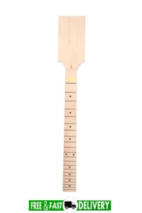 Paddle Head Maple Guitar Neck 22 Fret 25.5 inch Maple Fretboard Dot Inlay - Picture 1 of 5