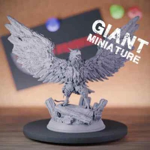 Eagle Miniature Forest Spirit Dungeons and Dragons Mini DnD 5e TTRPG Pathfinder - Picture 1 of 8