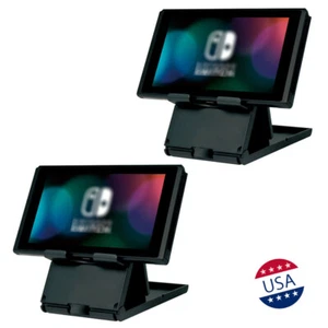 2x New NS PlayStand Holder Anti-Slip Muti-angel Adjustable For Nintendo Switch - Afbeelding 1 van 5