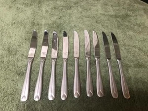 9 Rosedale by Pfaltzgraff Stainless KNIVES 18/0, Glossy, Center Ridge Disc 2003 - Picture 1 of 1