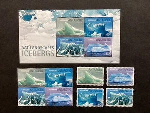 A.A.T 2011 Icebergs 1 x M/S mnh, 1 x juego mnh 1 x juego autoadhesivos usado (B392) - Imagen 1 de 2