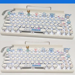 Cute Kuromi Cinnamoroll Punk Mechanical Keyboard Wireless Bluetooth 83 Key Gift - Picture 1 of 25