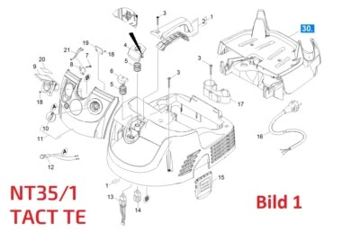 Kärcher Ersatzteile Nass-/ Trockensauger NT 35/1 Tact Te 1.184-806