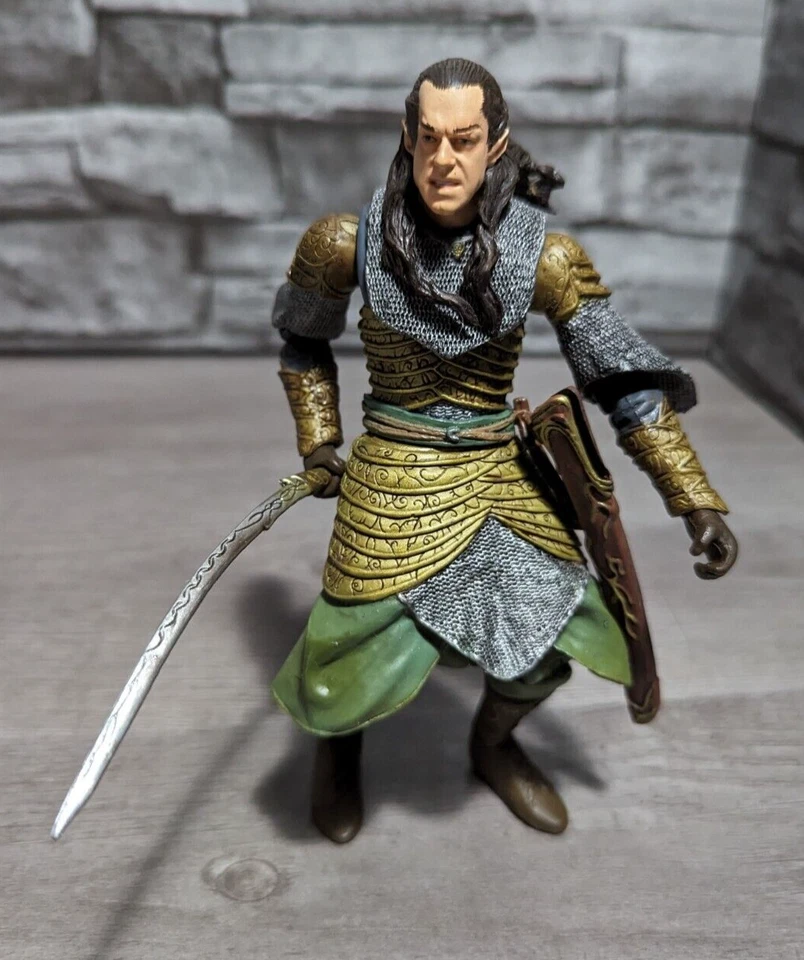 Toybiz El Señor de los Anillos Prólogo Guerrero Elrond Figura 1:12 Caballero Elfo Foto 1 de 4