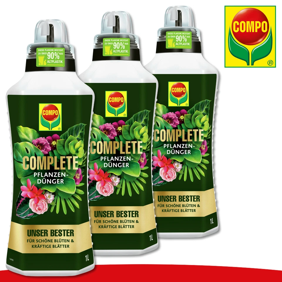 COMPO 3 x 1 l Complete Pflanzendünger - Bild 1 von 1