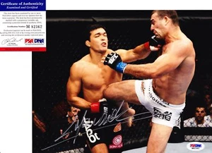 "Foto firmada/autografiada de UFC 8x10 de LYOTO MACHIDA ""El Dragón"" - PSA - Imagen 1 de 1