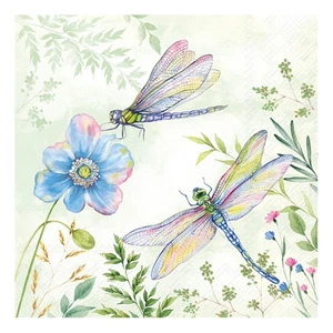 Serviette IHR Libellen 33x33cm Serviettentechnik Motivserviette DIY - Bild 1 von 1