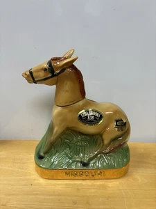 Vintage 1971 Ezra Brooks "Missouri Mule" Decanter EMPTY - Picture 1 of 9