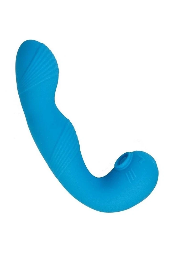 Vibrador de silicona recargable My Secret punto G con estimulador de clítoris Foto 1 de 4