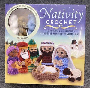 Belén Crochet Kit 12 Patrones Amigurumi Navidad Escena María Jesús Hilo NUEVO - Imagen 1 de 7