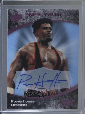 2021 Upper Deck AEW Spectrum Beach Auto /5 Powerhouse Hobbs #26 Rookie Auto RC - Image 1 of 2
