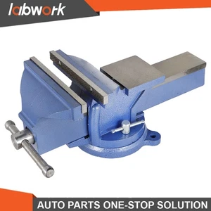 Labwork 8" Mechanic Bench Vise Table Top Clamp Press Locking Swivel Base Heavy - Picture 1 of 12