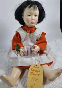 1970er bis 1980er Effanbee Vinyl Orange Blossom Joyce Stafford Sammler Puppe Etikett - Bild 1 von 9