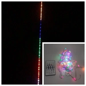 10M Led Flagpole Light String Bulbs USB, Remote or App Controlled UK SALE!! - Picture 1 of 8
