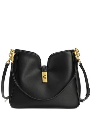 Bolso de hombro Tiffany & Fred Paris de cuero liso cristal para mujer negro Foto 1 de 3
