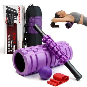 5 in 1 Foam Roller Set, Trigger Point Foam Roller Patented, Massage Roller St... - Picture 1 of 7