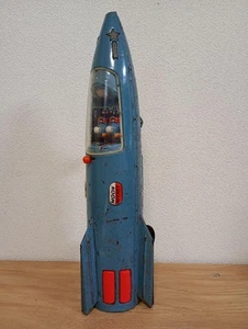 Yonezawa Toys Tin Toy Moon Rocket XM12 F/S FEDEX - Photo 1 sur 11