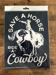 Save A Horse Kreide Couture Kreide Transfer Schablone Größe B Ride A Cowboy RET - Bild 1 von 3