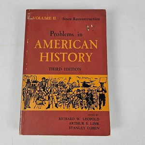 PROBLEMS IN AMERICAN HISTORY Vol 11 Third Edition Paperback 1966 - Picture 1 of 12