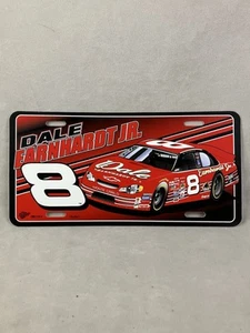 Dale Earnhardt Jr #8 Plastic License Plate Nascar Racing Foil Look Chevy Car - Picture 1 of 4