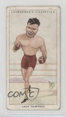 1928 Churchman's Men of the Moment in Sport Tobacco Small Jack Dempsey #13 - Image 1 of 2
