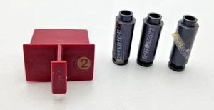 GI Joe Muray Hydrofoil 1985 3 cargadores de profundidad soporte #2 piezas usadas originales. L37 - Imagen 1 de 3