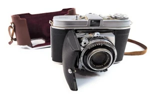 Kodak Retina 1b 50mm 2.8 Schneider-Kreuznach Ledertasche Top Zustand - Bild 1 von 8