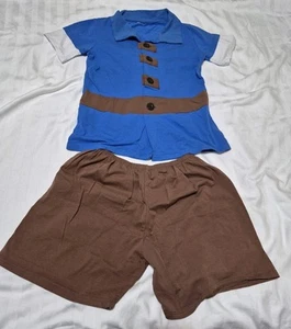 Tangled Flynn Rider Boys Outfit Coatume Size 10 - Picture 1 of 5