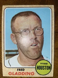 1968 Topps Fred Gladding Houston Astros #423 - Picture 1 of 2